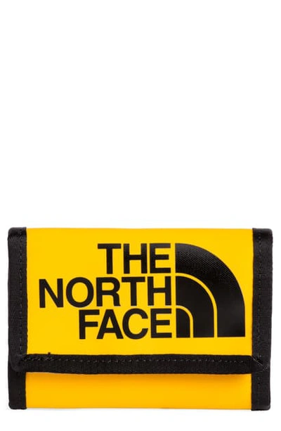 The North Face Base Camp Wallet In Tnf Yellow