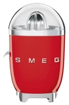 Smeg 50s Retro Style Citrus Juicer In Red