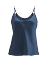 La Perla Silk-satin Cami Top In Blue