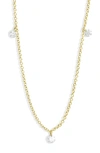 Bony Levy Floating 3-diamond Necklace (nordstrom Exclusive) In Yellow Gold/ Dia