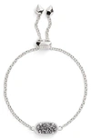 Kendra Scott Elaina Bracelet In Platinum Drusy/ Silver