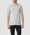 Allsaints Tonic Crew T-shirt In Grey