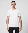 Allsaints Figure Crew T-shirt In Optic White