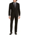 Marc New York Mens Formal Modern Fit Two-button Suit In Solid Black