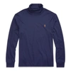 Polo Ralph Lauren Soft Cotton Turtleneck In French Navy