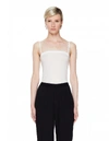 Y's White Strap Top In White