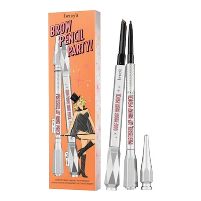 Benefit Brow Pencil Party Goof Proof & Precisely My Brow Duo Set (worth £45.00) (various Shades) - 0 In 04 Warm Deep Brown