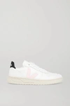 VEJA NET SUSTAIN V-10 LEATHER SNEAKERS