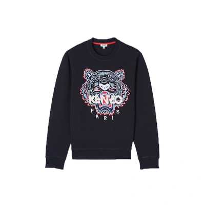 Kenzo Gradient Tiger Sweatshirt In Nero