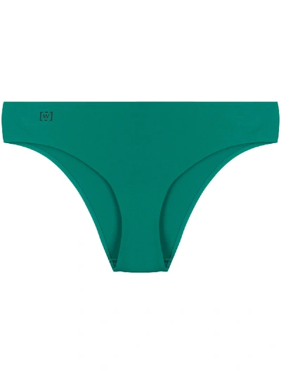 Wolford Cara Beach Brazilian Bikini Bottoms In Green