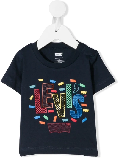 Levi's Babies' Logo Printed T-shirt In Blue