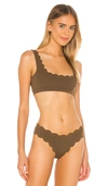 Marysia 'palm Springs' Bikinioberteil In Dark Earth