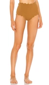 Marysia Santa Monica Bikini Bottoms In Earth & Dark Earth