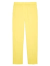 Theory Women's Treeca Pull-on Crop Pants In Bright Lime