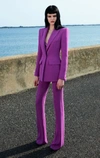 ALEX PERRY LONG SLEEVE BLAZER, BRALETTE AND FLARE PANT,AP20FP129-8