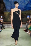 BRANDON MAXWELL ASYMMETRICAL STRAPLESS COLUMN GOWN,BX20FG210-4