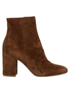 Gianvito Rossi Ankle Boot In Camel