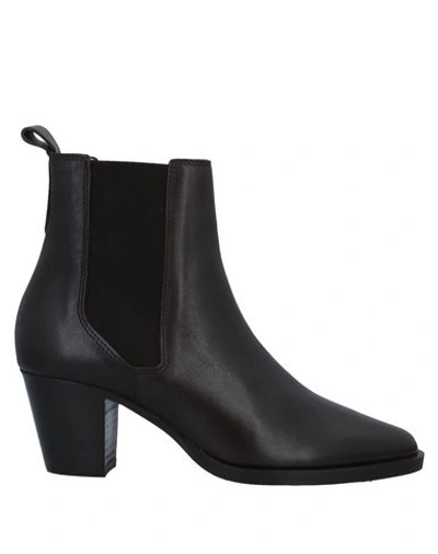 Royal Republiq Ankle Boots In Dark Brown