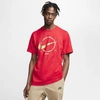 Nike Sportswear Men's Swoosh T-shirt In Red
