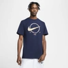 Nike Sportswear Men's Swoosh T-shirt In Blue