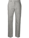 ERMANNO SCERVINO PINSTRIPE HIGH-WAISTED TROUSERS