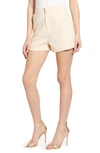 Endless Rose High Waist Tailored Shorts In Ivory