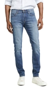 Paige Croft Skinny Jeans In Birch Wash In Birch