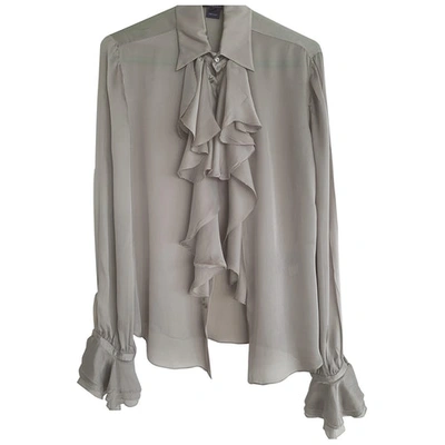 Pre-owned Ralph Lauren Silk Blouse In Beige