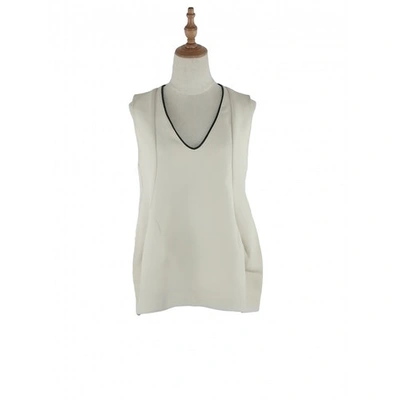 Pre-owned Marni White Viscose Top