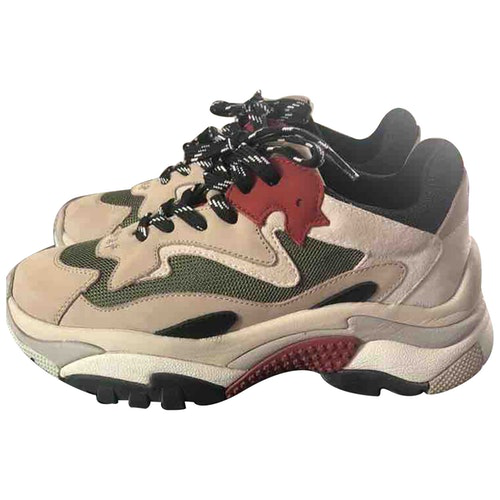 ash fur lined trainers