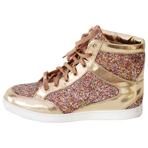 jimmy choo sparkly trainers