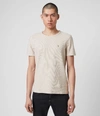 Allsaints Mens Muse Crew T-shirt In Pebble Ecru