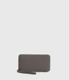 Allsaints Fetch Phone Wristlet In Storm Grey