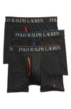 Polo Ralph Lauren 4d 3-pack Boxer Briefs In Black