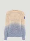 MONCLER MONCLER GRADIENT KNITTED SWEATER