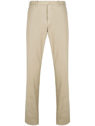 Dell'oglio Straight-leg Chino Trousers In Neutrals