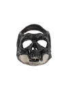 13 LUCKY MONKEY HAMMERED SKULL RING