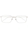 Montblanc Square Frame Glasses In White
