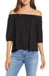 LOVEAPPELLA OFF THE SHOULDER TOP,L2471-SMO