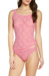 Hanky Panky Signature Lace Camisole In Pink Lady