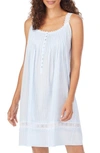 Eileen West Cotton Chemise In Blue