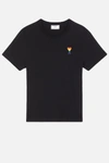 Ami Alexandre Mattiussi Rainbow Ami De Coeur T-shirt In Black
