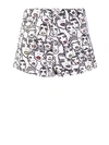 ADIDAS ORIGINALS X FIORUCCI PRINTED WHITE SHORTS,E327A696-652D-2968-5EAC-920D1BEA84A5