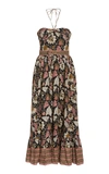 ALEXIS ANIESSA PRINTED COTTON HALTERNECK DRESS,807361