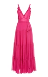 ALEXIS TASHA RUFFLED TIERED CHIFFON MAXI DRESS,807404