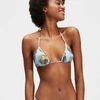 La Doublej Triangle Bikini Top In Mini Athena