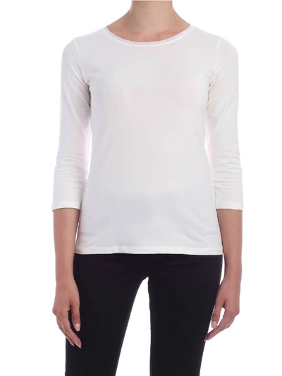 Max Mara Multia T-shirt In Cream Color