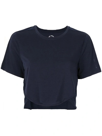 The Upside Cropped T-shirt In Blue