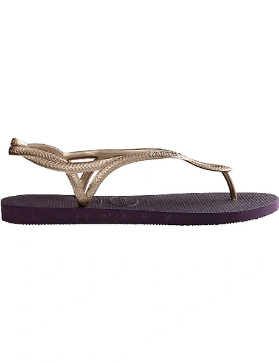 Havaianas Luna Flip Flops In Grey