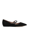 TABITHA SIMMONS HERMOINE EMBELLISHED SUEDE FLATS,811382